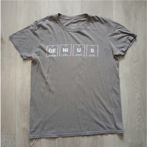 Urban Pipeline Graphic Tee Mens M Gray Genius Periodic Table Science 1448GRD